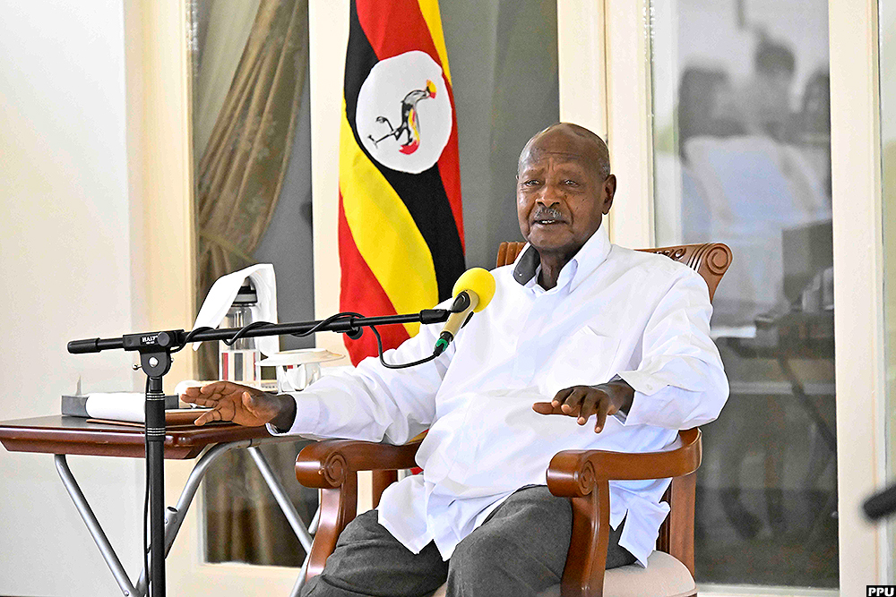 President Museveni asks local leaders to closely monitor government projects.